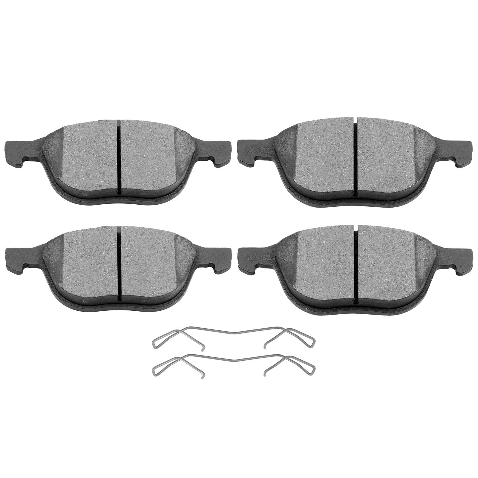 SCITOO D1044 Front Ceramic Brake Pads Sets Fit For Ford For Escape/For Focus/For Transit Connect,For Mazda 3/3 Sport/5,For Volvo C30/C70/S40/V50
