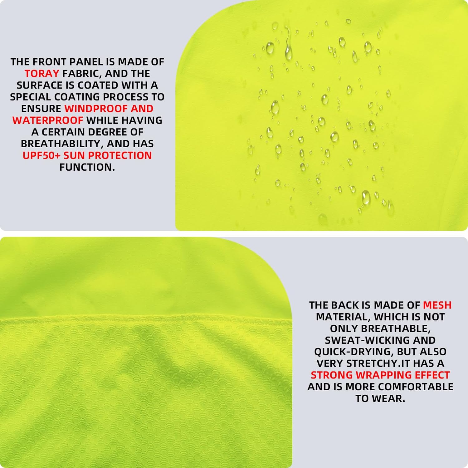 YKYWBIKE Cycling Vest for Men,Micro Softshell Windproof Bike Vest,Water Resistance Sleeveless Cycling Windbreaker