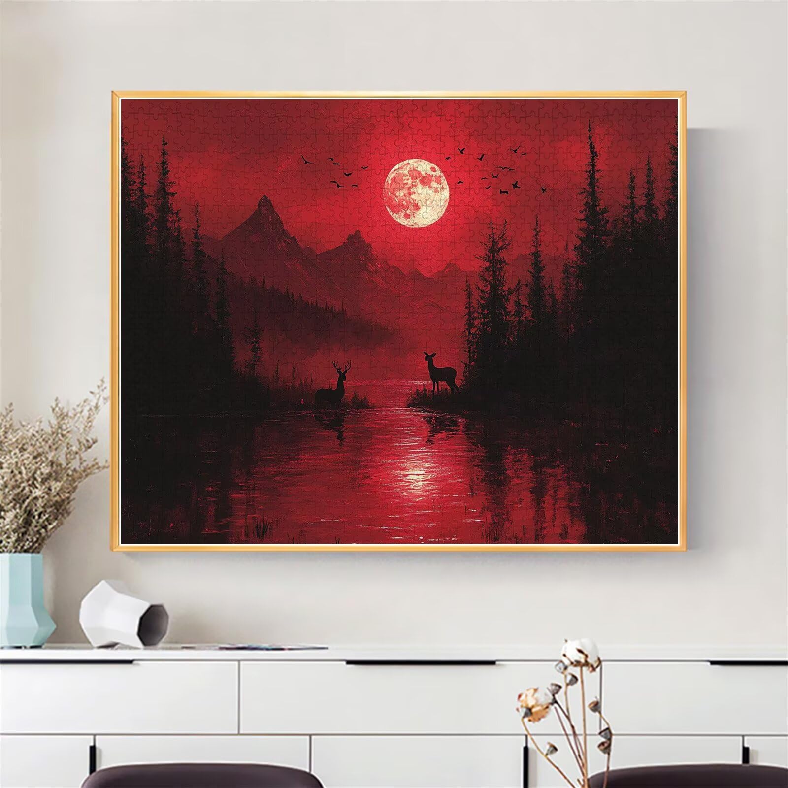 Puzzle Erwachsene 3000 Teile Mond REH Educa Jigsaw für Kinder ab 8 Jahren Mädchen Jungen, Erwachsene Impossible Klassische Puzzles Schwer, Anspruchsvoll Spielspaß, Als Familienspiel 81x122cm t-990