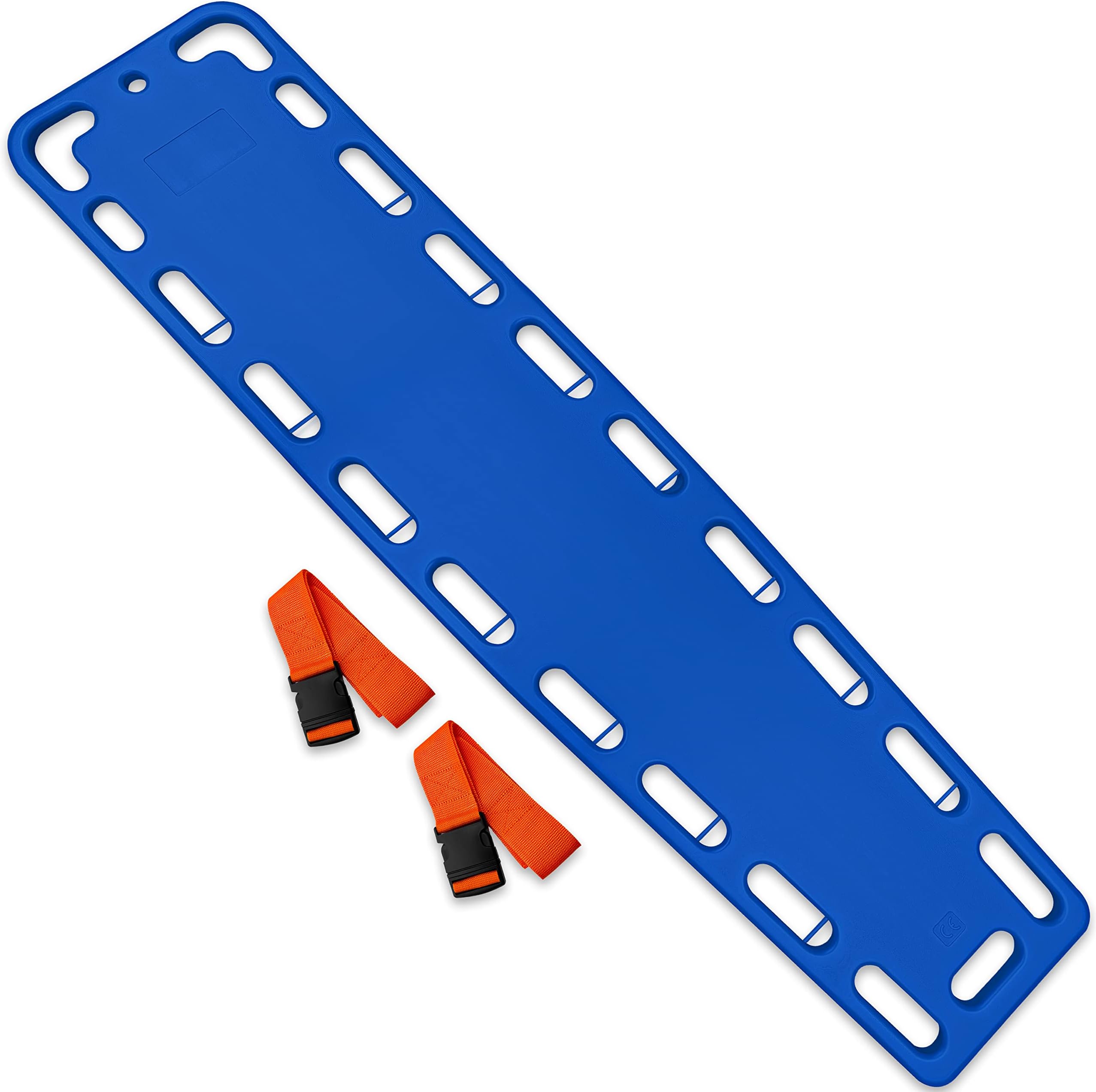 EMS XTRM Spine Board Stretcher Backboard for Patient - EMT Backboard Immobilization Portable Patient Transport Rescue Lightweight PE Plastics Ambulance Stretcher Gurney, Blue