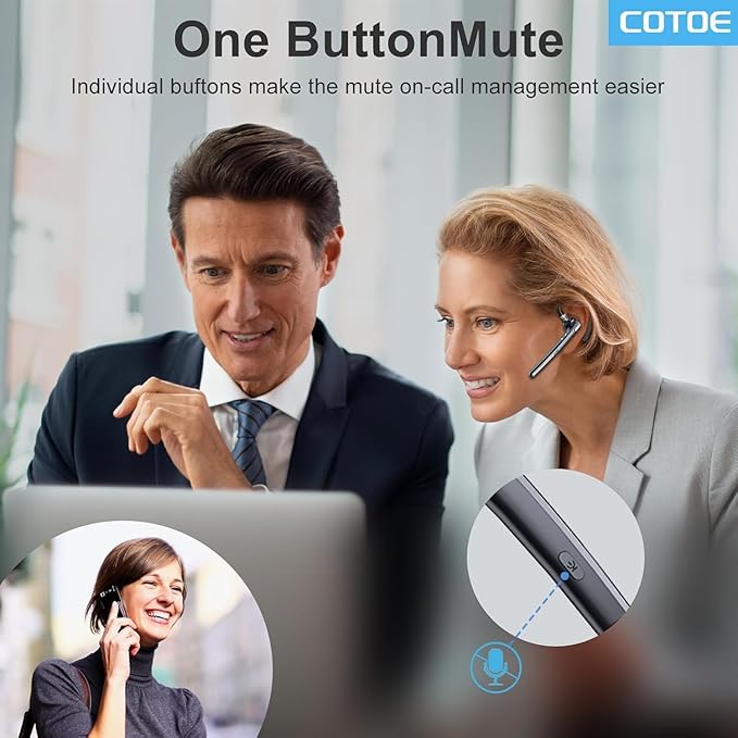 Auriculares Bluetooth G7 con micrófono cancelación ruido, 72h batería miniatura 4