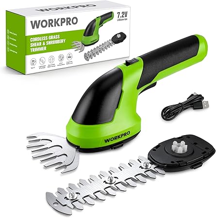 WORKPRO Cordless Grass Shear & Shrubbery Trimmer - 2 in