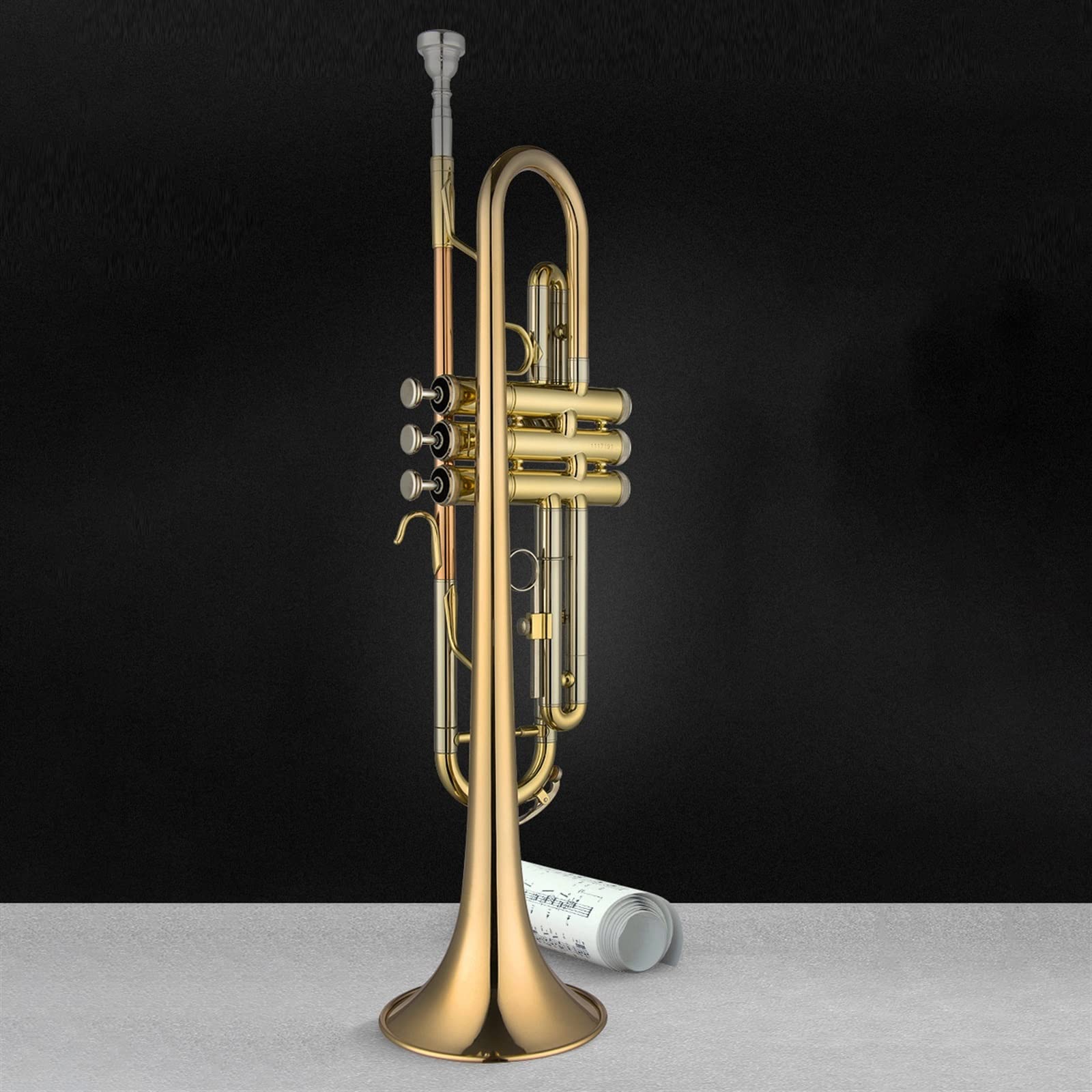 Profesjonalny Instrument Muzyczny Na Trąbkę Początkujący Poziom Gry Dzieci Dorosły B Płaski Standardowy Instrument Dęty Dęty Trąbkowy początkujących trąbka