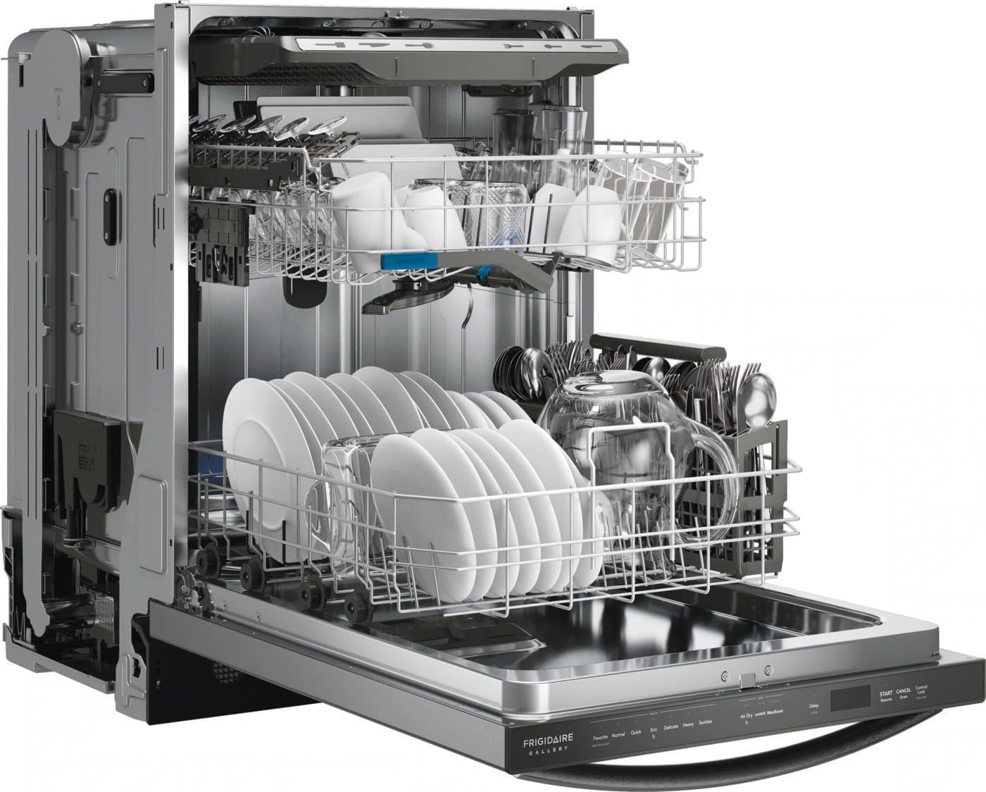 Frigidaire GDSH4715A Gallery 24 Inch Wide 14 Place Setting Built-In Top Control Dishwasher with 5 Wash Cycles and MaxBoost Dry™ - Stainless Steel