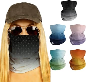 Summer Cooling Neck Gaiter UV 50+ Breathable Mesh Face Mask