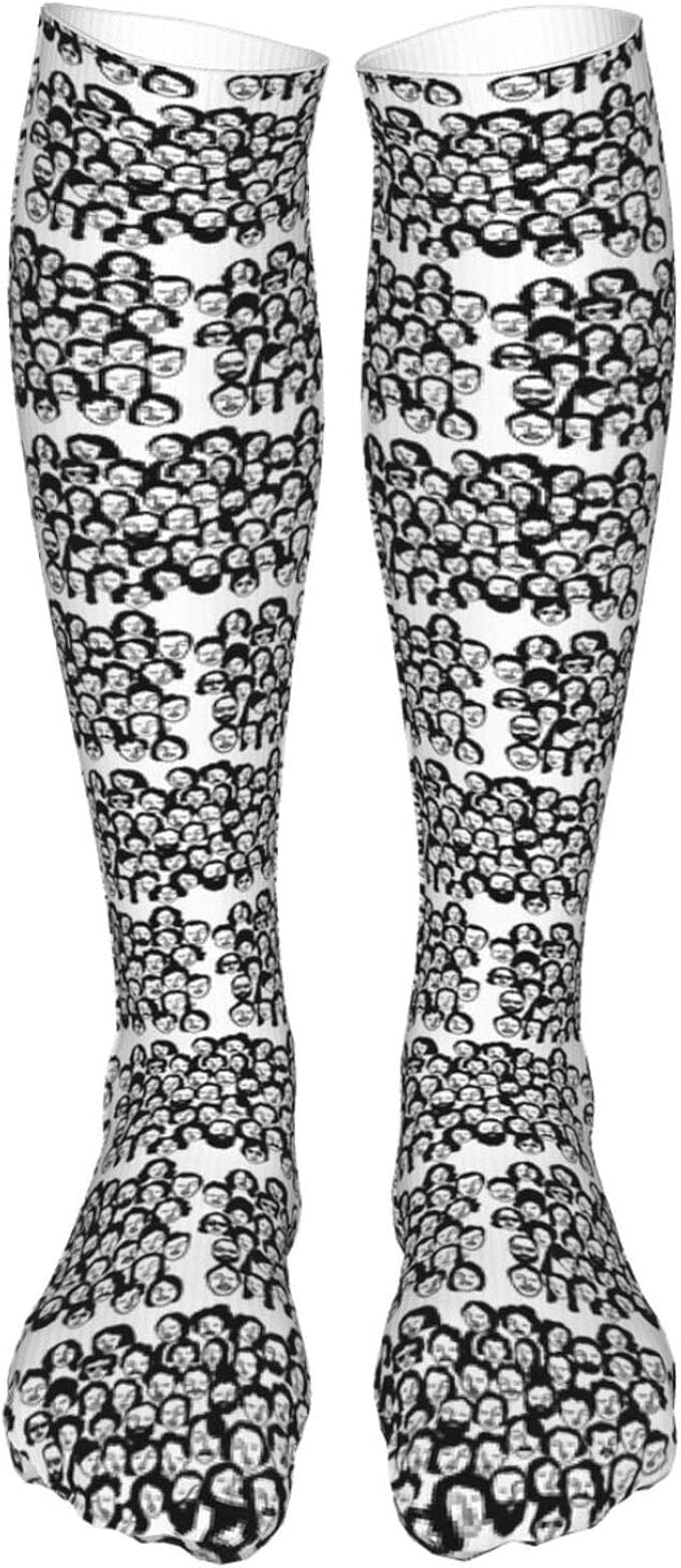 People Women'S Cartoon Fuzzy Socks Over Knee High Socks Winter Warm at