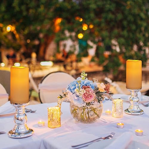 Miniatura 8 de Velas impermeables sin llama a control remoto, paquete de 2 unidades (3 pulgadas de profundidad x 5.5 pulgadas de alto), velas LED parpadeantes de