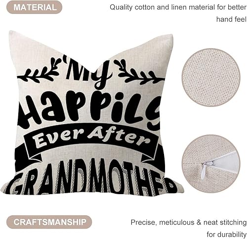 Miniatura 5 de My Happily Ever After Grandmother - Cómodas fundas de almohada para exteriores, fundas de almohada decorativas para silla, fundas de almohada