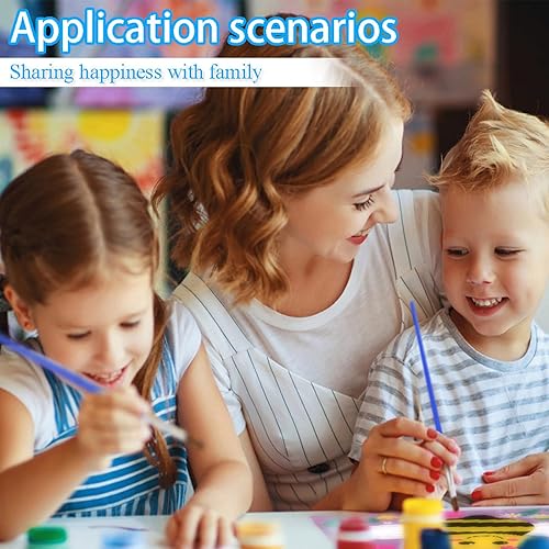 Miniatura 3 de UMOART Pintura enmarcada por números para niños, paquete de 4 pinturas por números para niños de 4 a 8 a 12 años, kits de pintura por números en