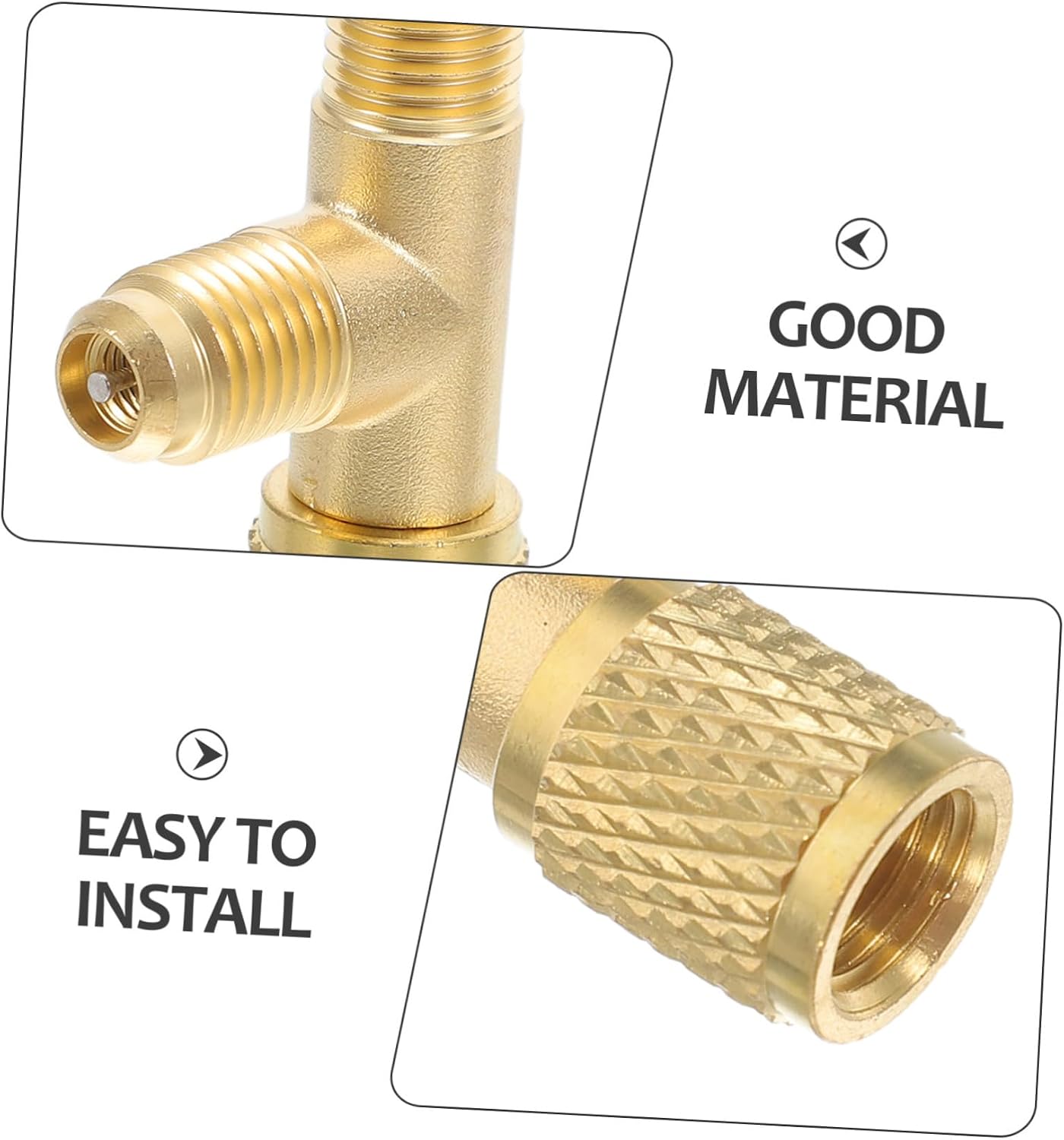 BESTOYARD Refrigeration Adapter Fitting Car Air Conditioning Conversion Tool High-pressure Material Compact Portable Hose Connectors Kit for Hvac Systems