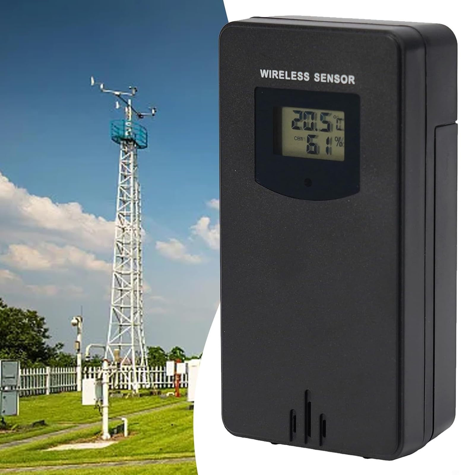 Remote Weather Sensor Wireless Remote Sensor, Temperature Humidity Wirelesses Sensors ...