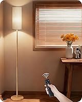 Vista 29 de Juego de 2 lámparas de pie regulables para sala de estar con 2 controles remotos e interruptor de pie, lámpara de pie moderna de 64.4 pulgadas