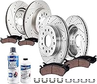 Vista 36 de Detroit Axle - Kit de freno delantero para Ford F-150 2010-2011, Ford Expedition Lincoln Navigator 2010-2021, repuesto de pastillas de freno