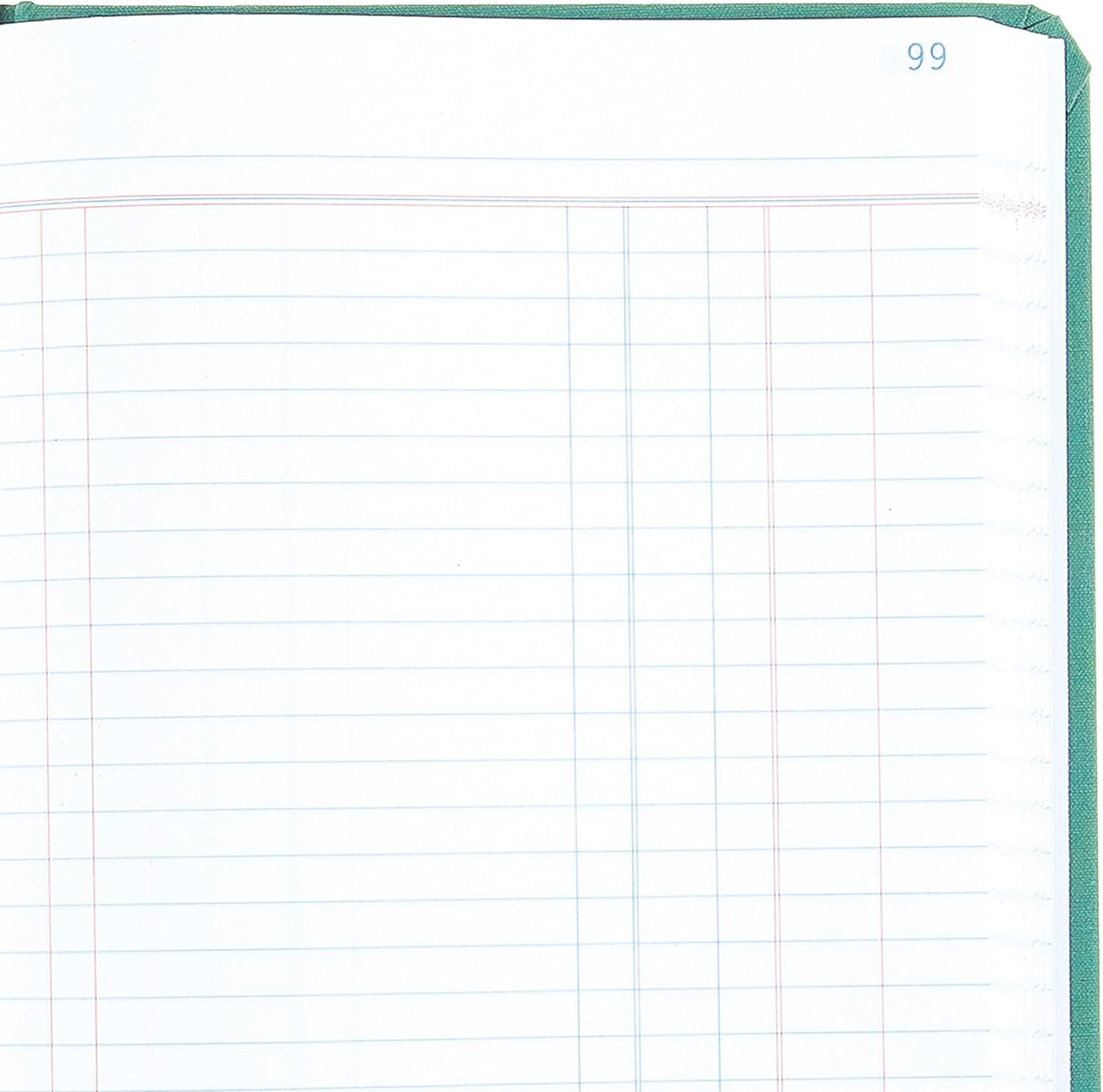NATIONAL Green Canvas Journal, 12.125" x 7.625", 500 Pages (A66500J)