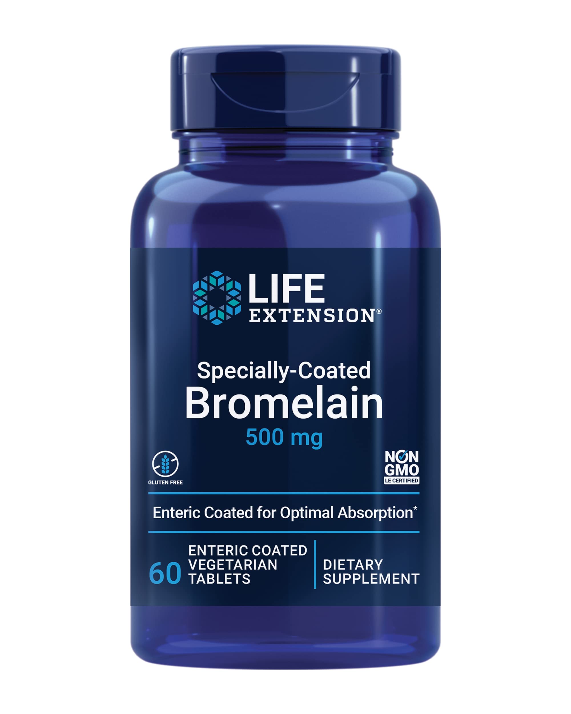 Life Extension Specially-Coated Bromelain – Bromelain Proteolytic Enzyme Extract From Pineapple Supp