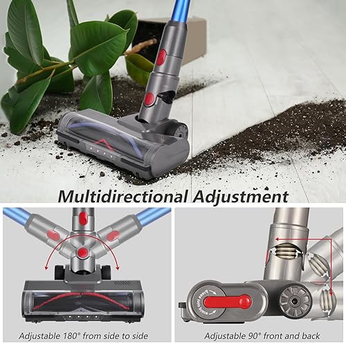 Miniatura 5 de TUUSwwep Accesorio para aspiradora para Dyson V7 V8 V10 V11 V15 Modelos Limpiador Piezas de repuesto para aspiradora Adecuado Alfombra de piso de