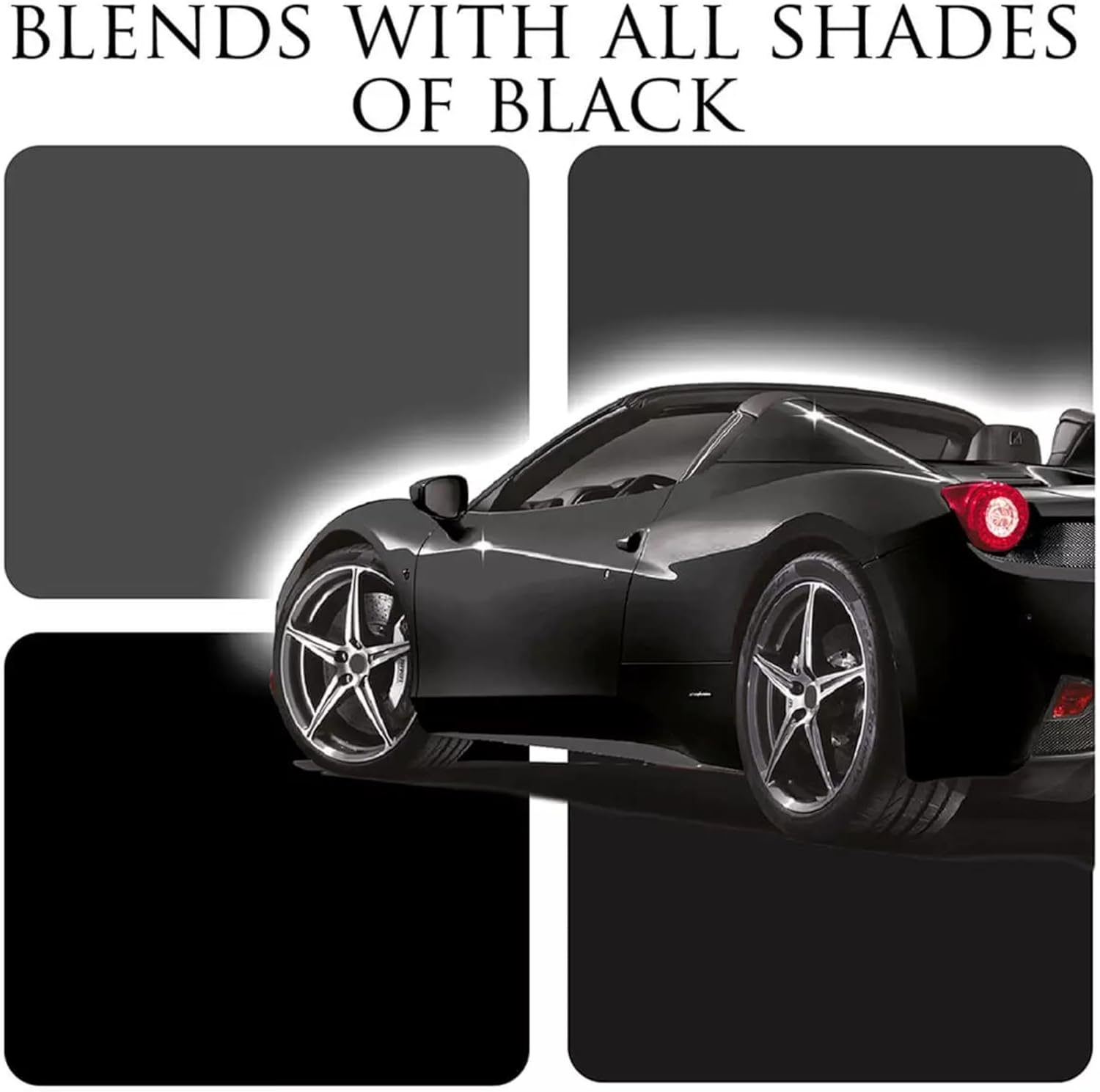 Car Gods Iris Custom Color Black 3-in-1 Polish Wax Color Restorer & Scratch Remover, 16 Colors Available, 17 Fl Oz - Image 5