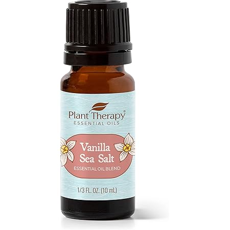 Plant Therapy Vanilla Sea Salt Essential Oil Blend 10 mL (1/3 oz) 100% Pure, Undiluted, Natural Aromatherapy
