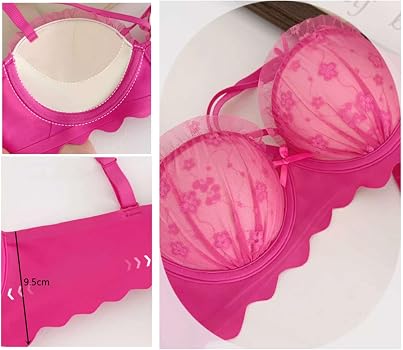 Soutien-gorge Push-up Dentelle Hot Pink 28A - Armatures, Bretelles Ajustables, Rembourré - Neuf Sans étiquette
