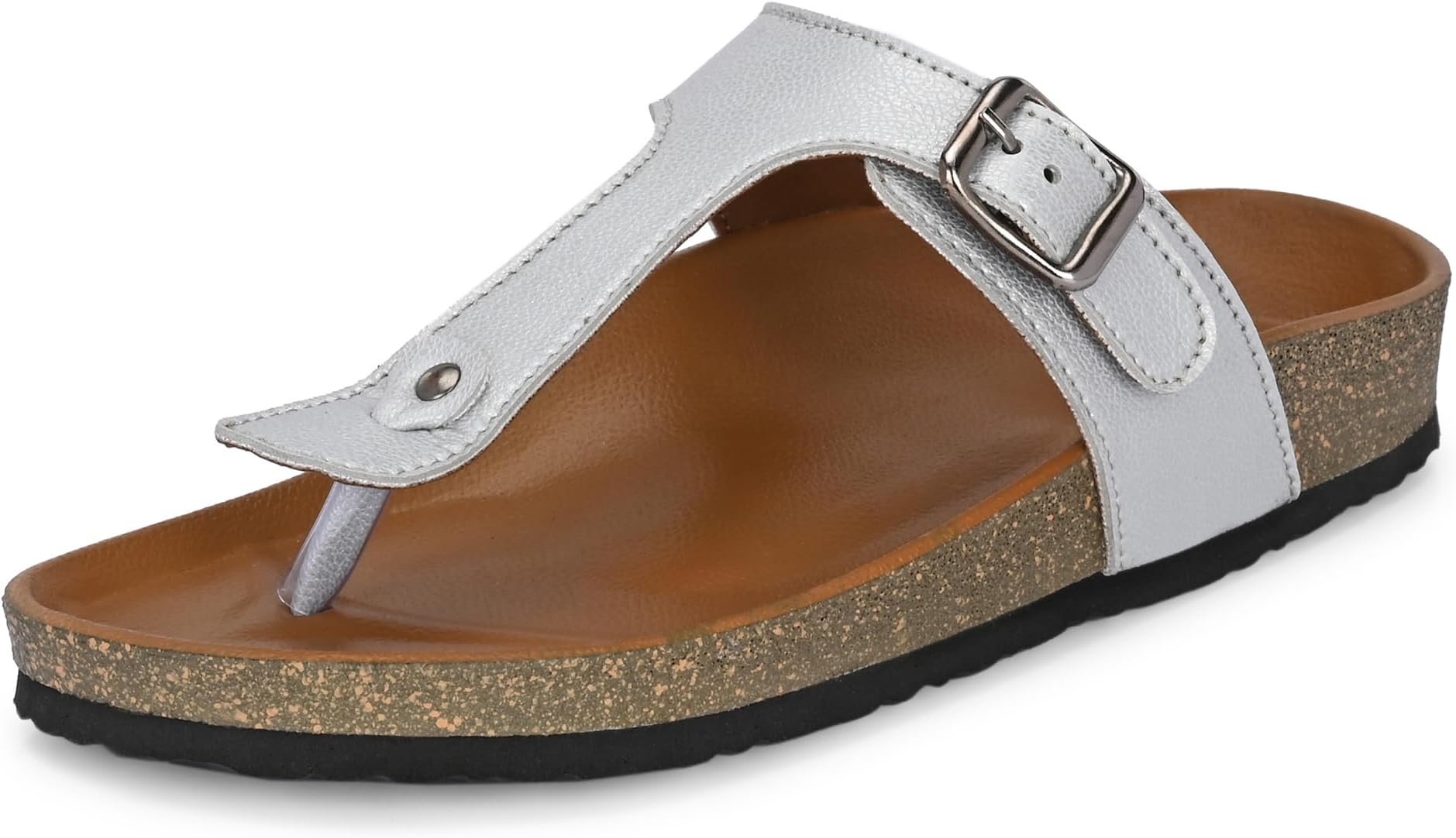 Women’s Berkin-Style Slip-On Sandals | Open Toe Design | Soft PU Footbed | Lightweight & Comfortable | Arch Support | On-Grip Sole | Casual Outdoor Wear (7692)