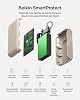 Belkin Taşınabilir Şarj Cihazı, 10K mAh USB-C İnce Güç Kaynağı, 2 USB-C Port, Dijital Pil Göstergesi, 20W Hızlı Şarj, iPhone 16, 15 Serisi, Samsung Galaxy S25, S24, Pixel 9, iPad ve Fazlası, Kum Rengi