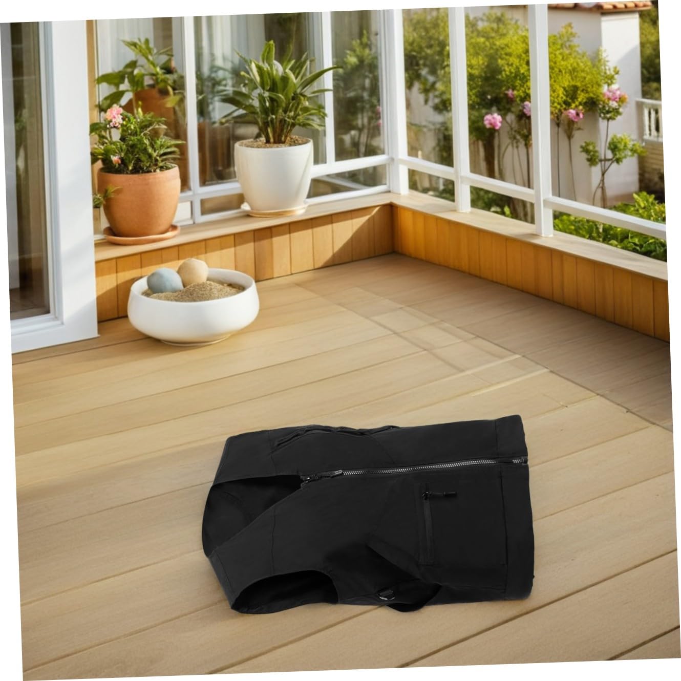 Gilet D'entraînement pour Chien Noir, Polyester Mesh Respirant