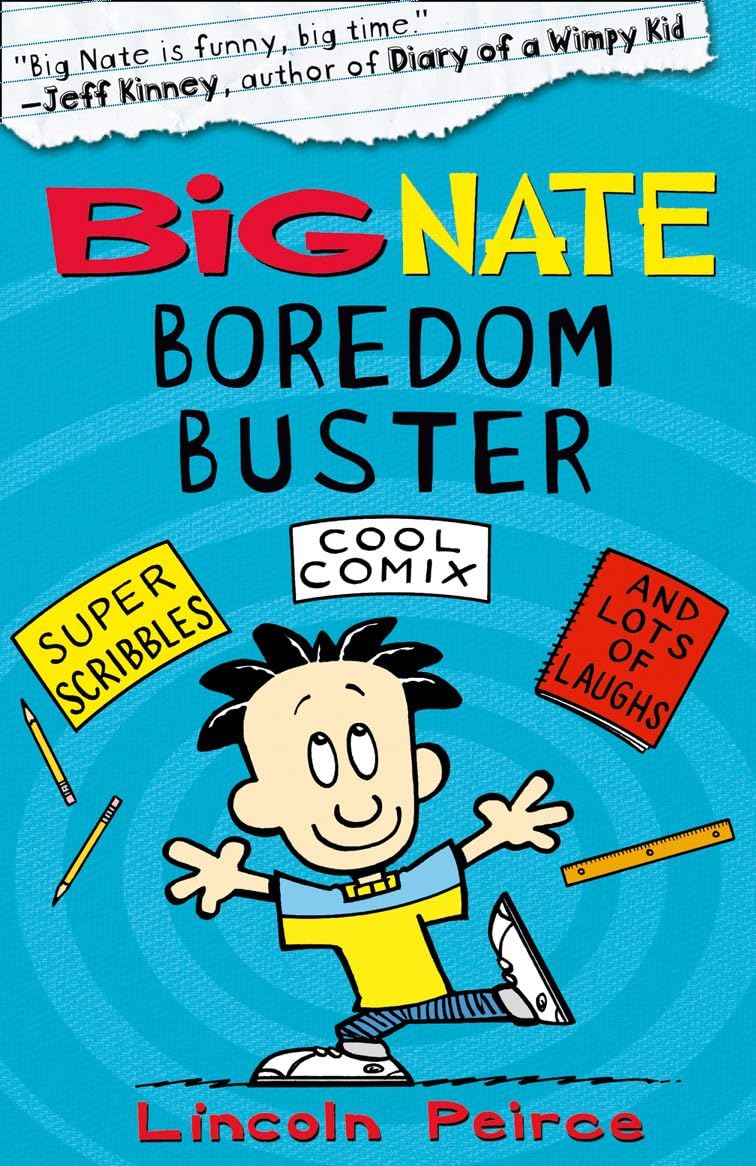 Big Nate Boredom Buster 1: A Funny Childrens Activity Book of Word Puzzles and Drawing Games
