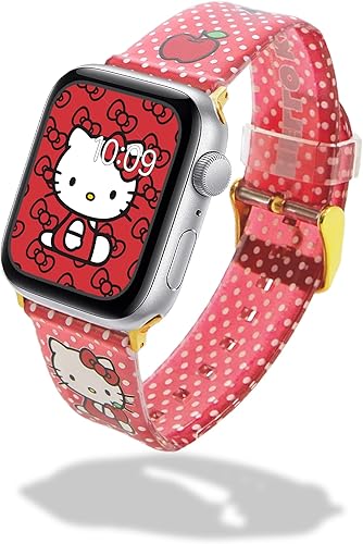 Miniatura 2 de Sonix x Sanrio Correa de reloj + parachoques de reloj (blanco) | Hello Kitty Apples