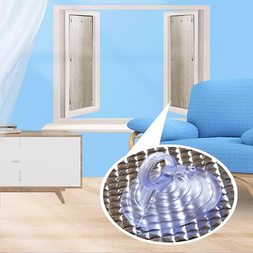 Miniatura 7 de Película opaca reflectante de privacidad para ventana, película aislante doble de papel de aluminio, película de teñido de ventana de control de