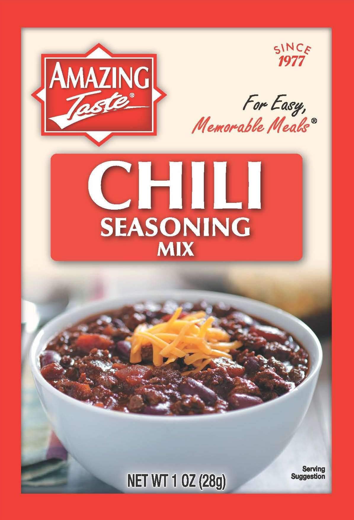 Amazing Taste Chili Seasoning Bundle (10 Packets- 1 oz ea.)
