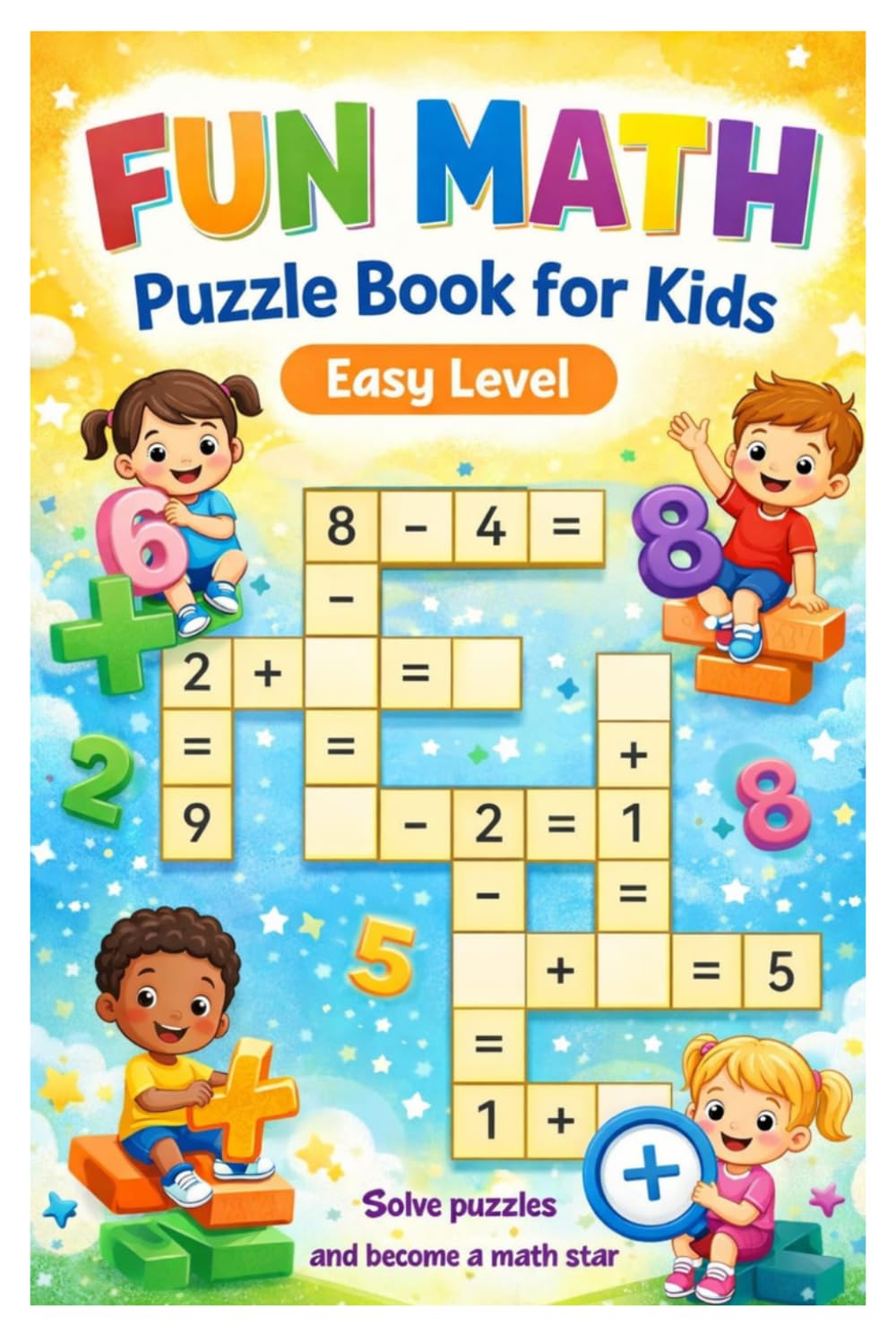 fun math puzzle book: puzzle book for kids
