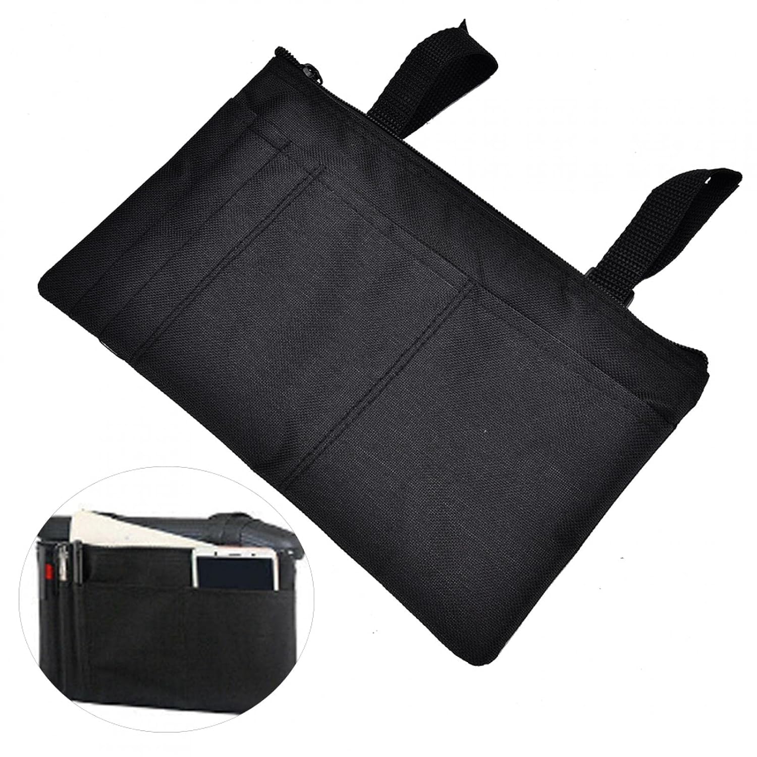 Armrest Bag Armrest Saddle Bag Wheelchair Storage Bag