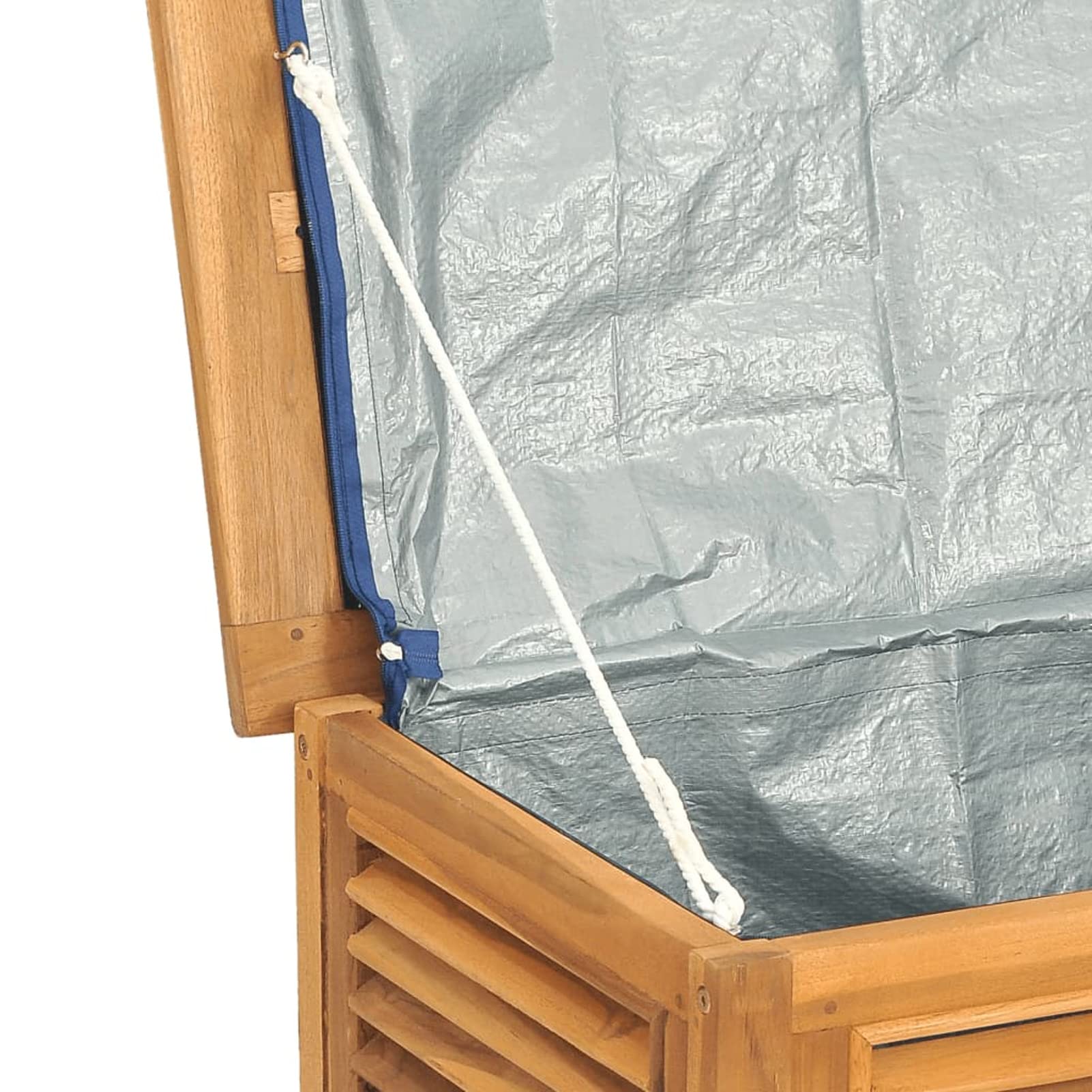 Festnight Baúl de Almacenaje Baúl de Almacenamiento Arcon de Jardín Exterior Baul Almacenamiento Madera Caja de Almacenaje de Jardín Terraza Balcón Mobiliario 114 x 50 x 58 cm