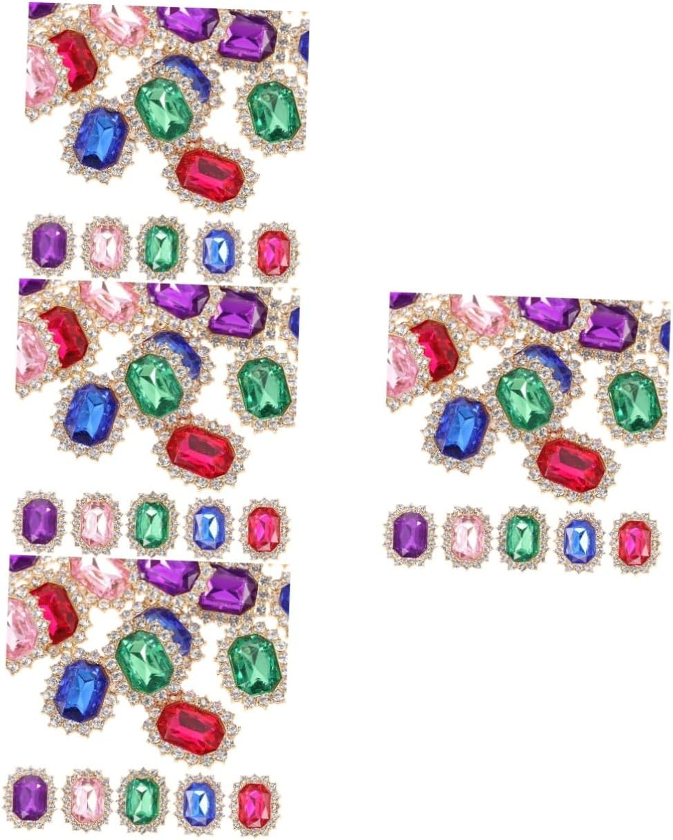 80pcs Rhinestone Charms Decorative Clips for Sneakers Fashion Accessories for Women Non-fading Shoe Jewelry Easy to Use Decoration for Casual Shoes