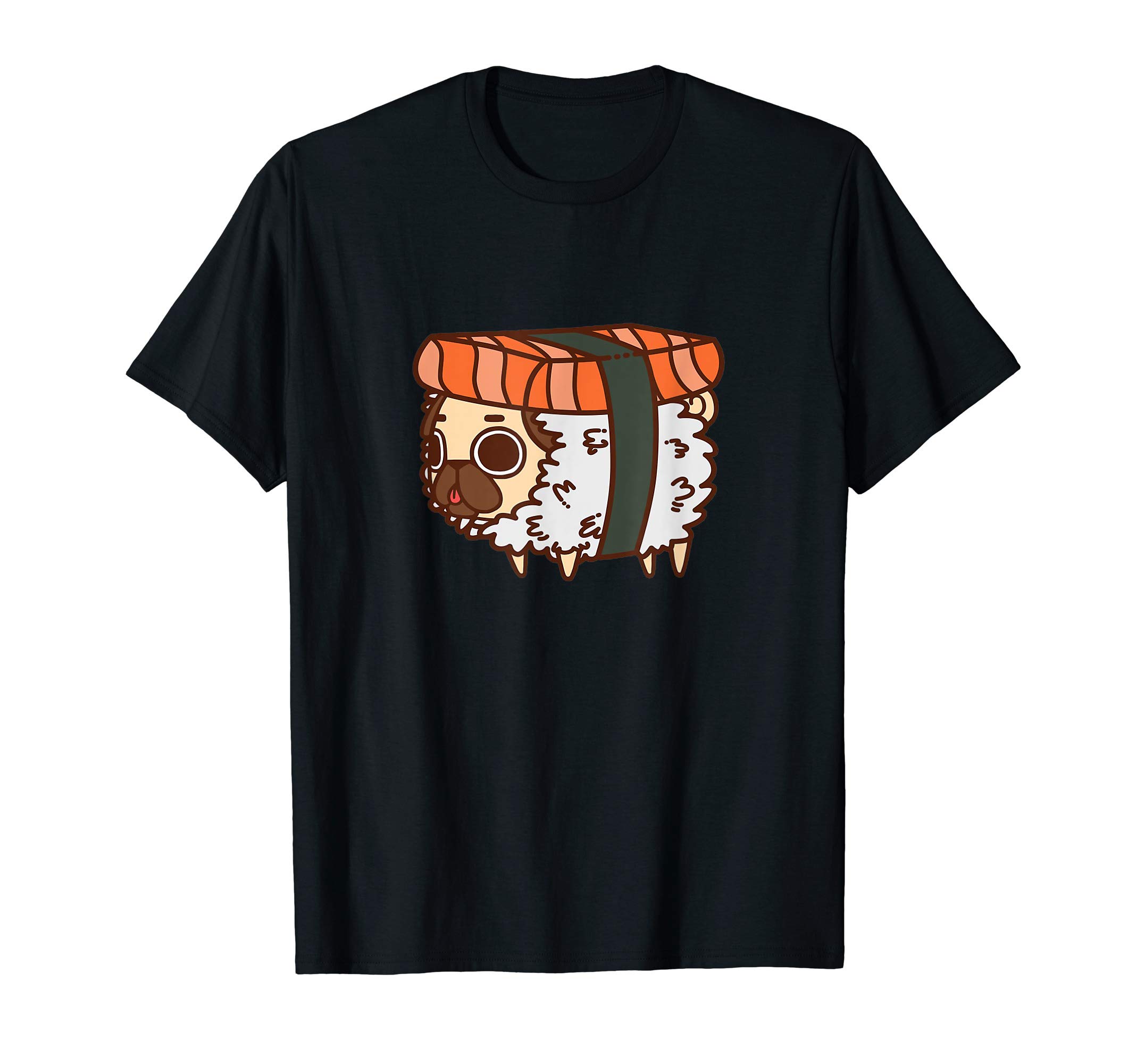 Funny Puglie Sushi Pug Love Sushi Birthday Gift Shirt