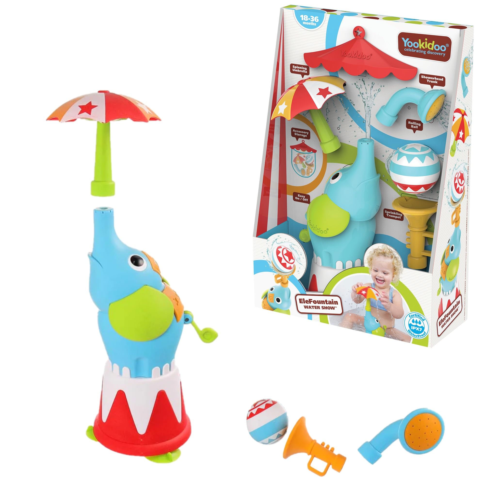 Jouet de bain Fontaine Eléphant - Yookidoo