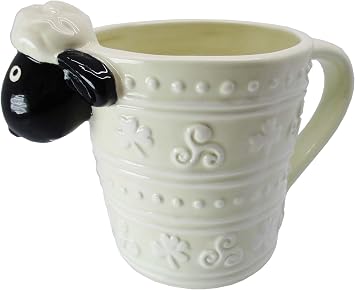 Royal Tara Clara Woolly Ware Sheep Mug, Capacity of 380ml/ 13 Fl Oz
