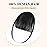 BOGSEA Clip in Bangs Real Human Hair Bangs Hair Clip with Temples Hairpieces for Women Natural Looking Fringe Hair Extension for Daily Wear(Wispy Bangs, Black Bangs)