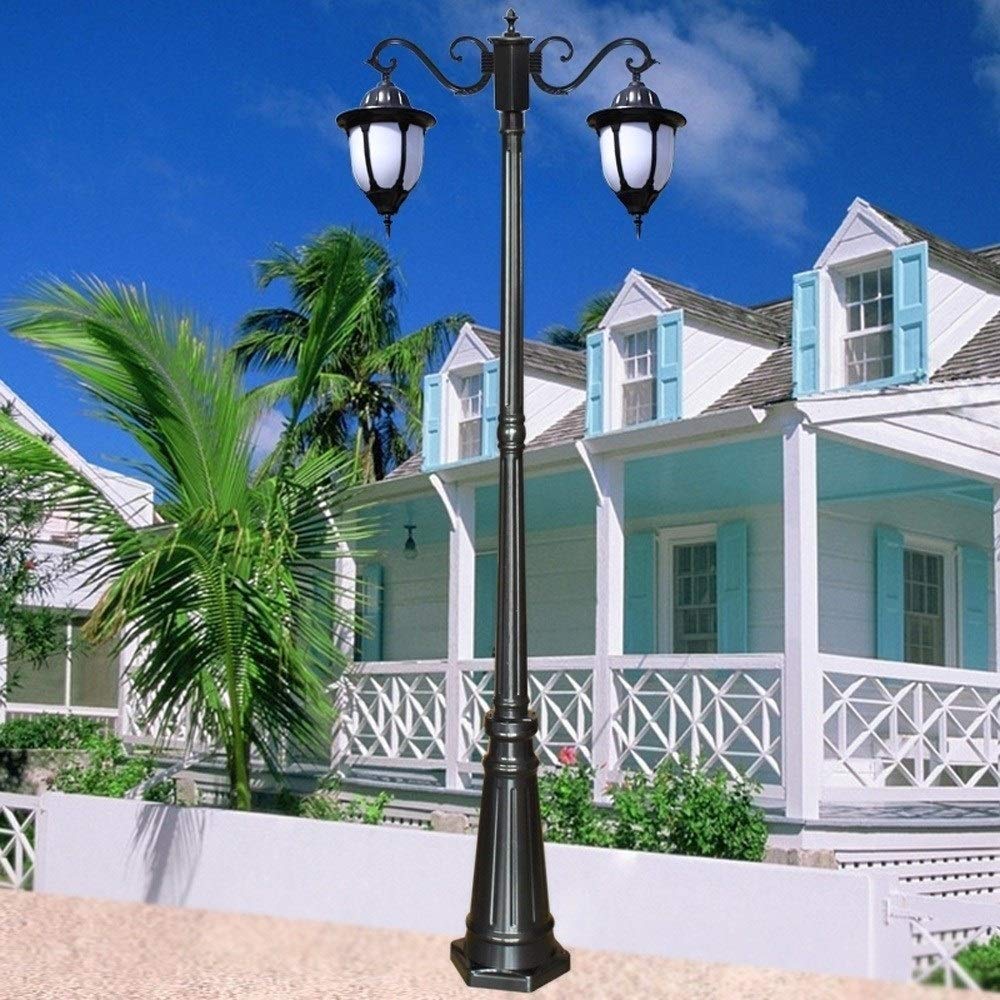 Éclairage paysager E27 avec lampadaire extérieur étanche IP54 style rétro antique