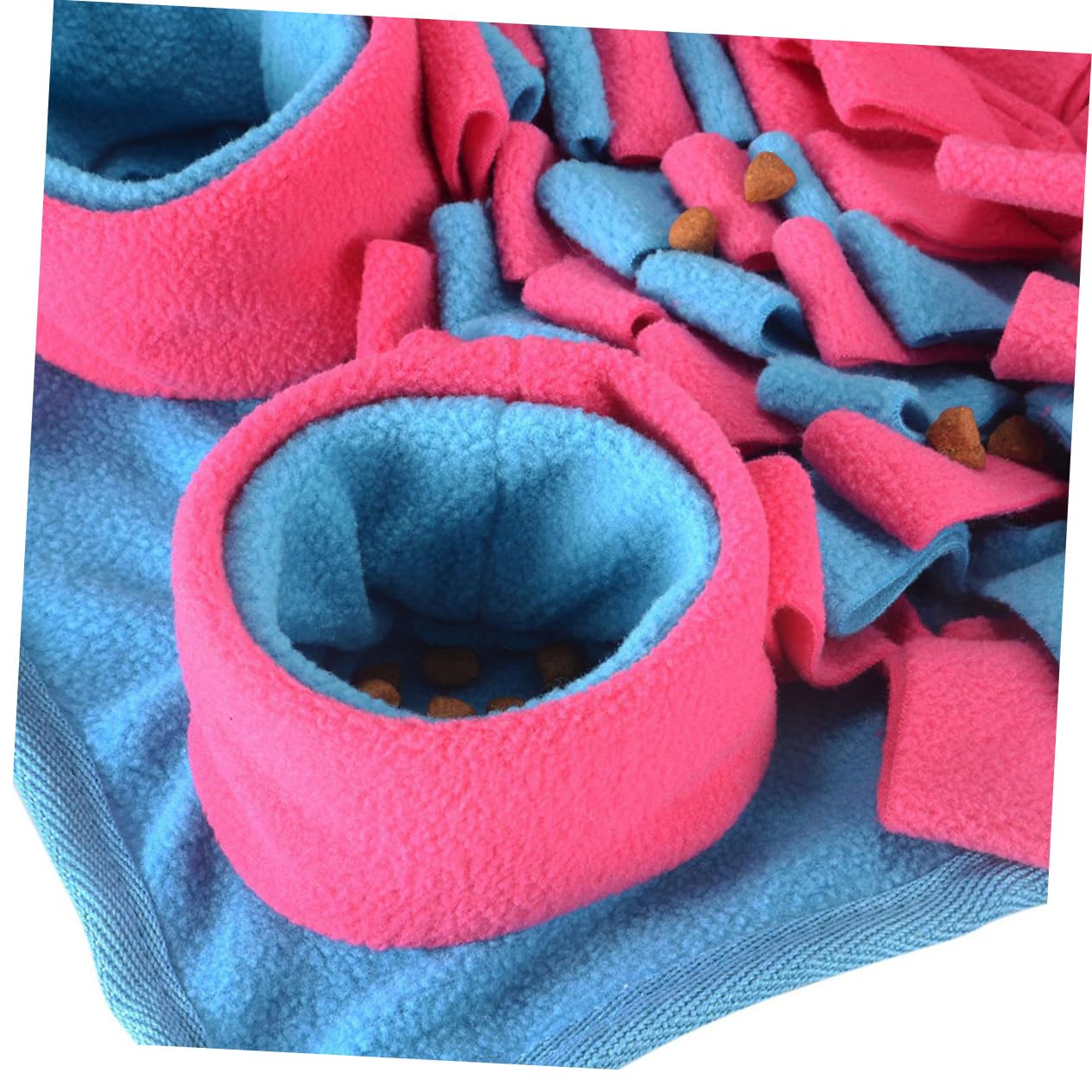 Lesipee rutschfeste Unterseite Matte Langsam Hund Leckmatte und Hunde aus Polar Fleece zum Futterverstecken Training