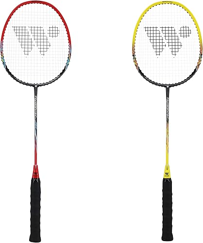 Wish FusionTec 917 - Raqueta y estuche de bádminton - Incluye 1 raqueta de bádminton y 1 bolsa de bádminton - Excelente agarre de bádminton - Ideal