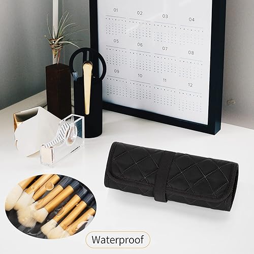 Miniatura 7 de Soporte para brochas de maquillaje, organizador de brochas de maquillaje, bolsa de viaje para brochas de maquillaje, bolsa de cosméticos para