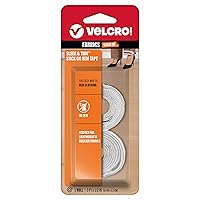 Vista 15 de VELCRO Brand Adhesivo de Gancho y Bucle Elegante y Delgado para Telas 15 cm x 10 cm, Negro Suave en la Piel Ultra Ligero Adhesivo en la Parte