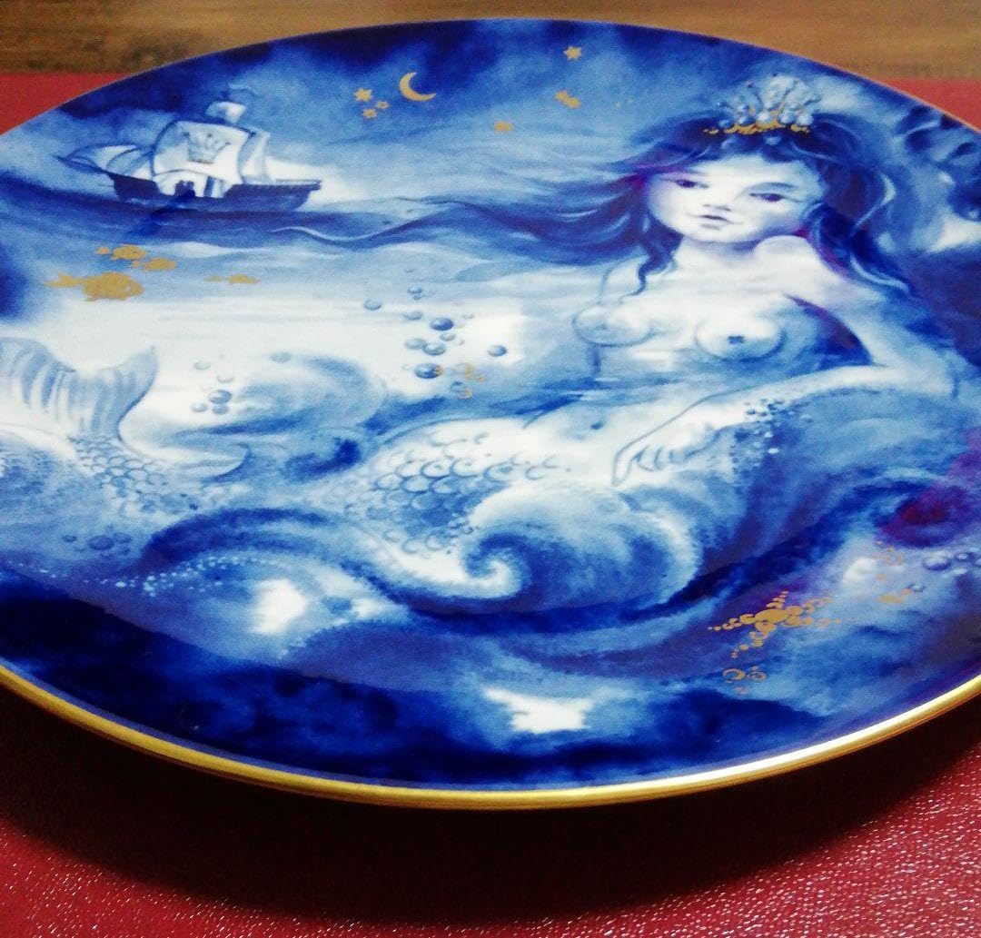 Amazon.co.jp: MEISSEN マイセン イヤープレート 皿 1983 人魚姫 