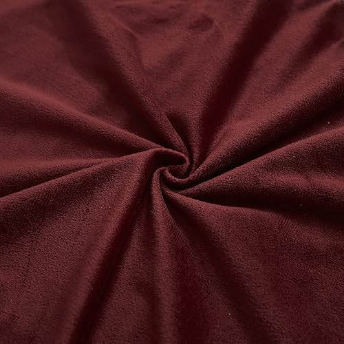 Miniatura 5 de Uhamho Juego de 2 fundas de almohada de pelo sintético de conejo tamaño King, fundas de almohada traseras de terciopelo sólido, cierre de