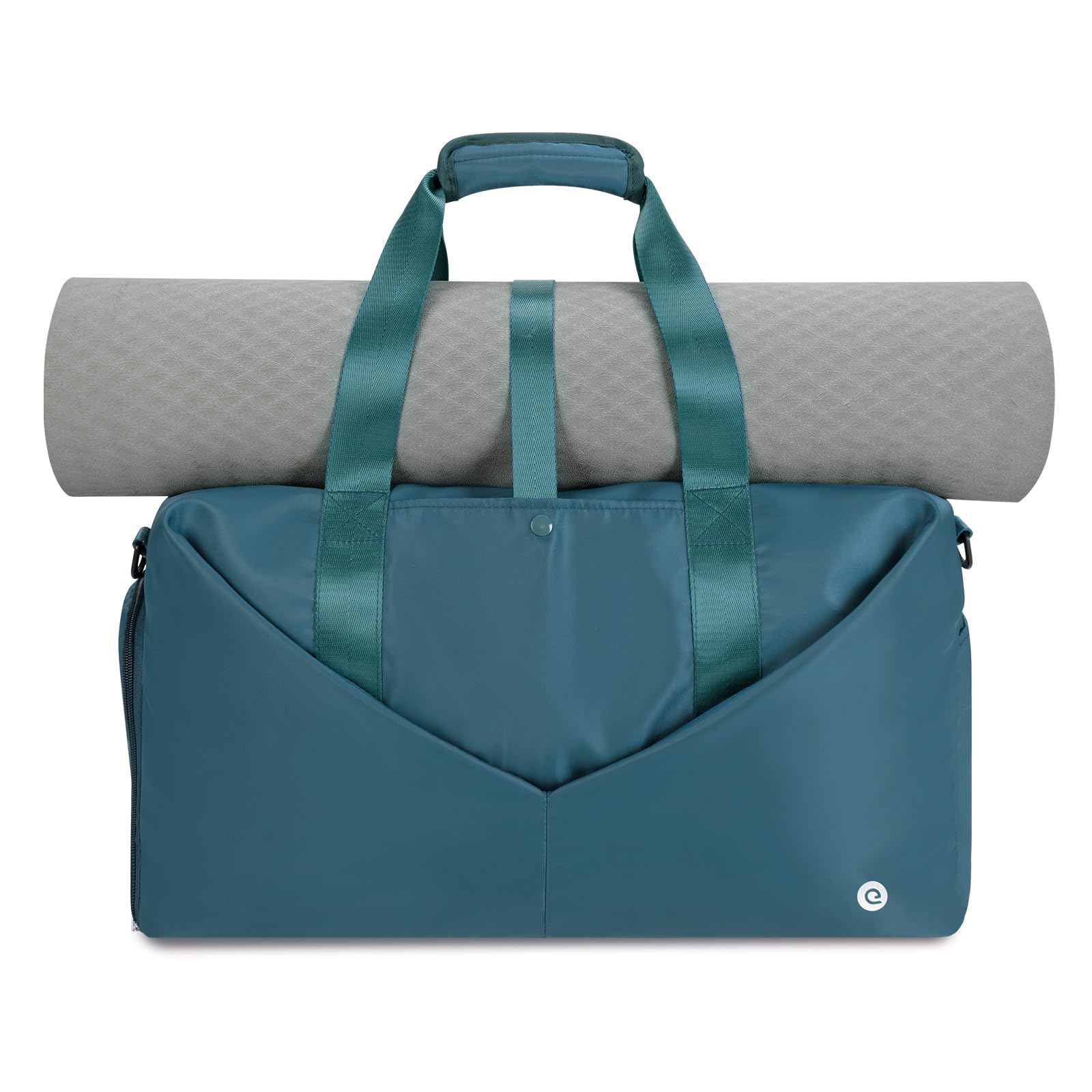 Ceneda Sporttaschen Klassische mit Schuhfach und Nassfach Tragbare Übernachtungs Wochenendtasche Reisetasche Yoga Tasche für Damen und Herren Gym Bag (Teal)
