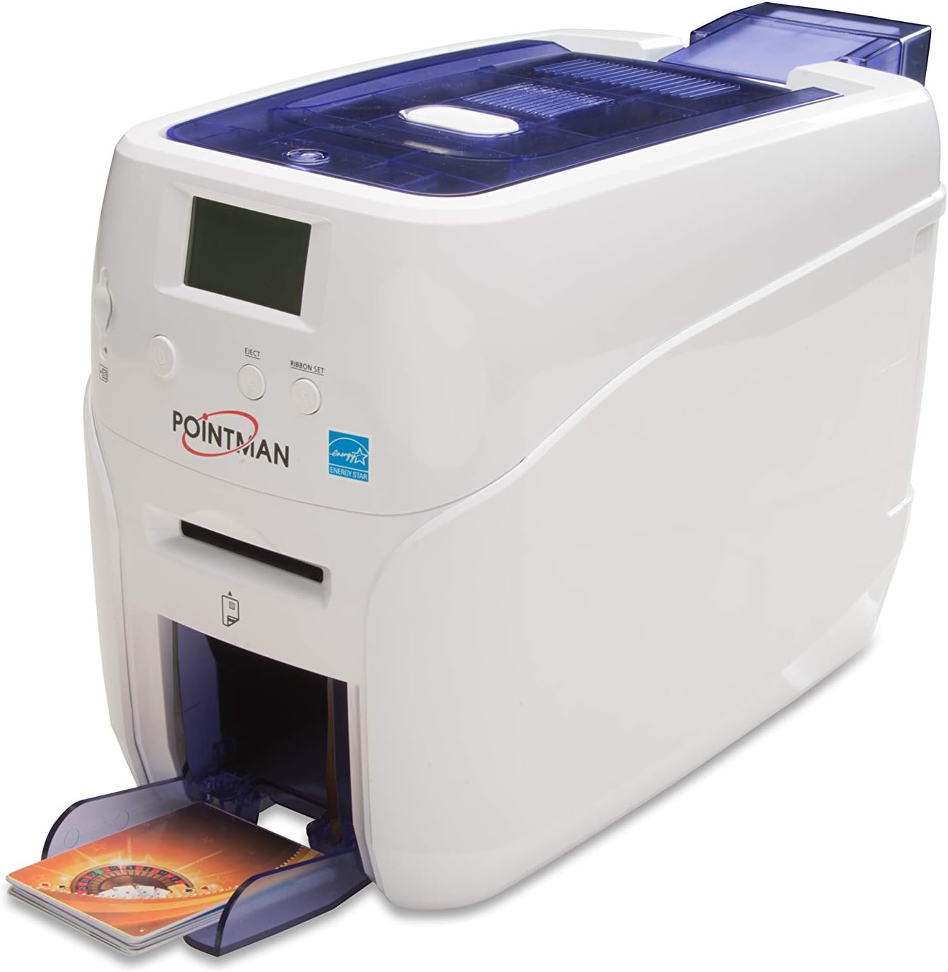 Pointman Nuvia N20 Dual Side ID Card Printer with Magnetic Stripe encoding