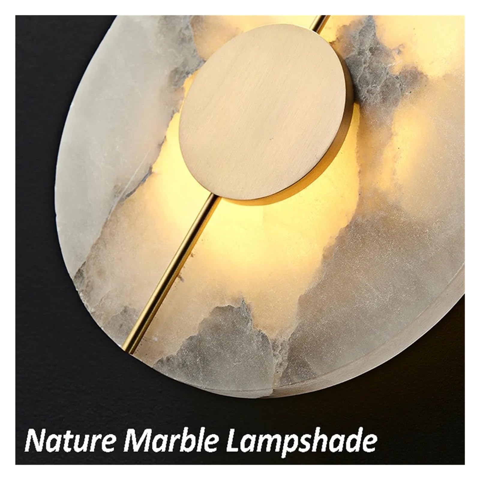 Applique Nordic Creative in Marmo, Rame E Oro, Moderna, per La Decorazione di Casa E Appartamento, Stile Semplice, con LED Bianchi, per Soggiorno.