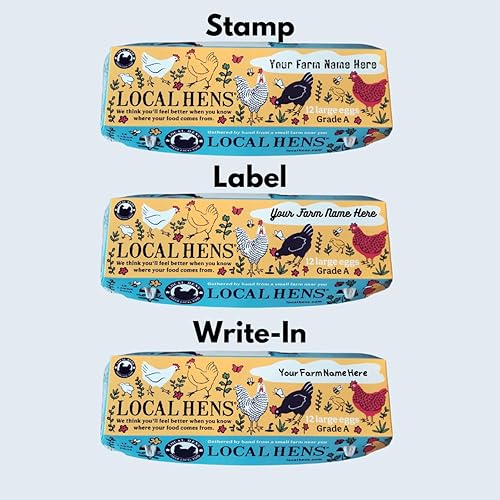 Miniatura 2 de Local Hens - Caja híbrida grande de 12 huevos, 50 unidades