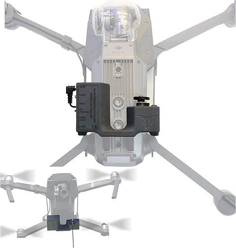 Dispositivo profesional de liberación y caída para DJI Mavic 1 Pro/Platinum - Pesca con drones, liberación de cebo, entrega de carga, búsqueda y